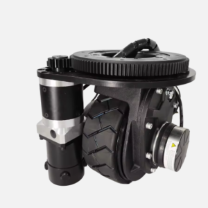 650W 48V Horizontal Steering Wheel BLDC Motor Control AGV Drive Wheel with Knurled Surface Design